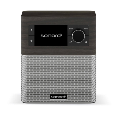 Sonoro STREAM digitales Radio mooreiche/silber